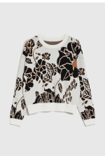 ΠΛΕΚΤΟ ΦΛΟΡΑΛ ΠΟΥΛΟΒΕΡ ΣΕ ΛΕΥΚΗ ΒΑΣΗ 